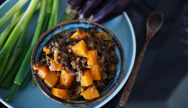 mood food diet, healthista, squash and lentil stew