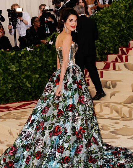 Amal Clooney at Heavenly Bodies Costume Gala