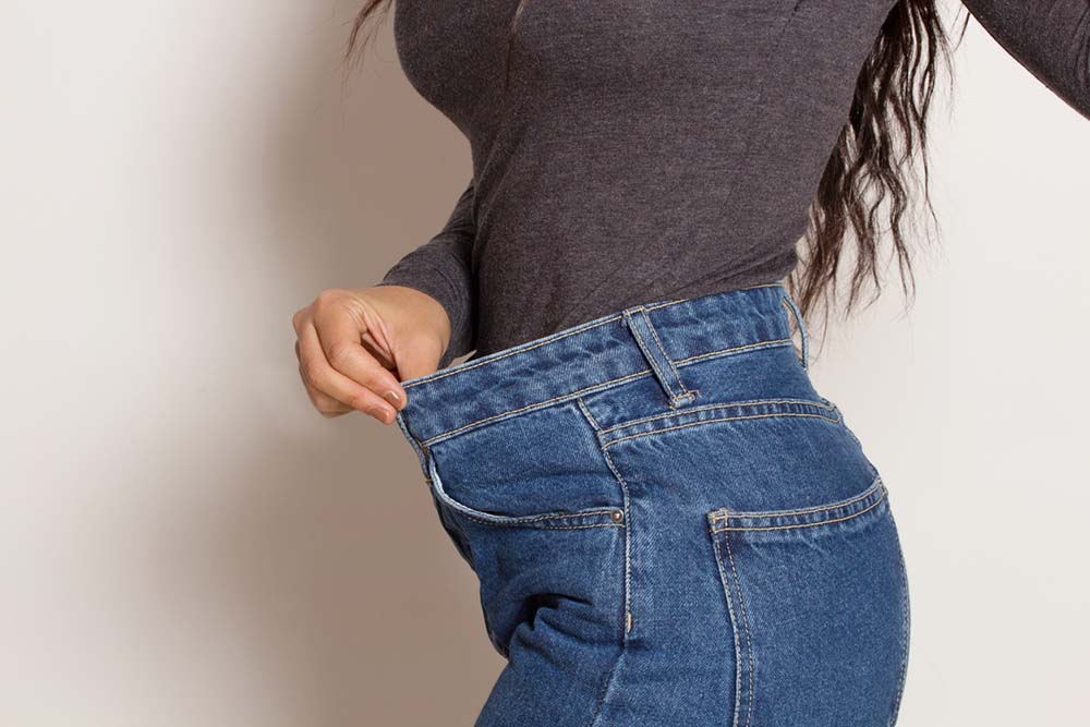 Women farting in jeans