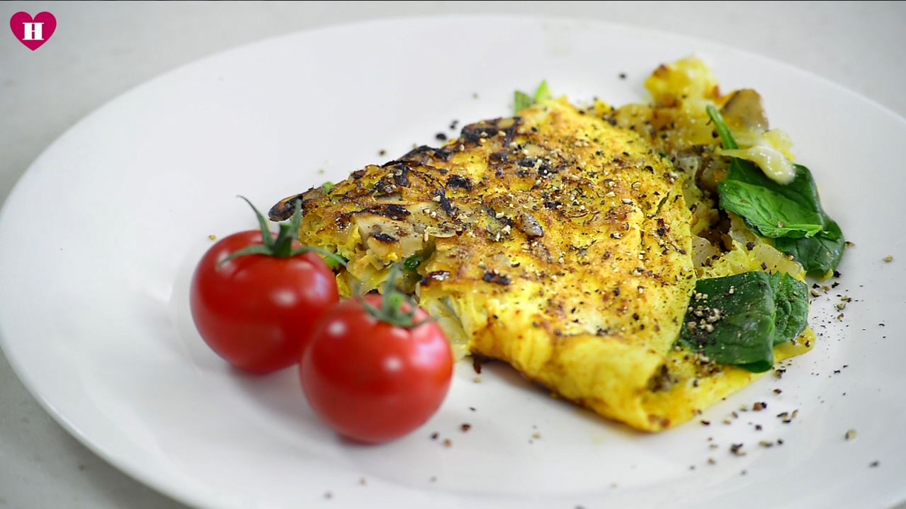 Musroom omelette Healthista