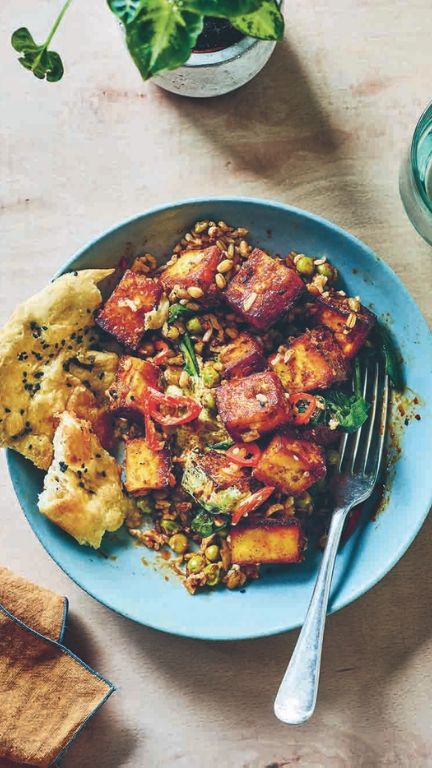 elly pear - spiced paneer