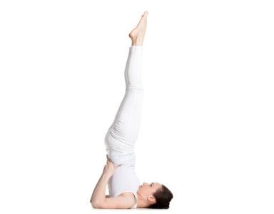 30 day yoga challenge - day 27 - shoulder stand