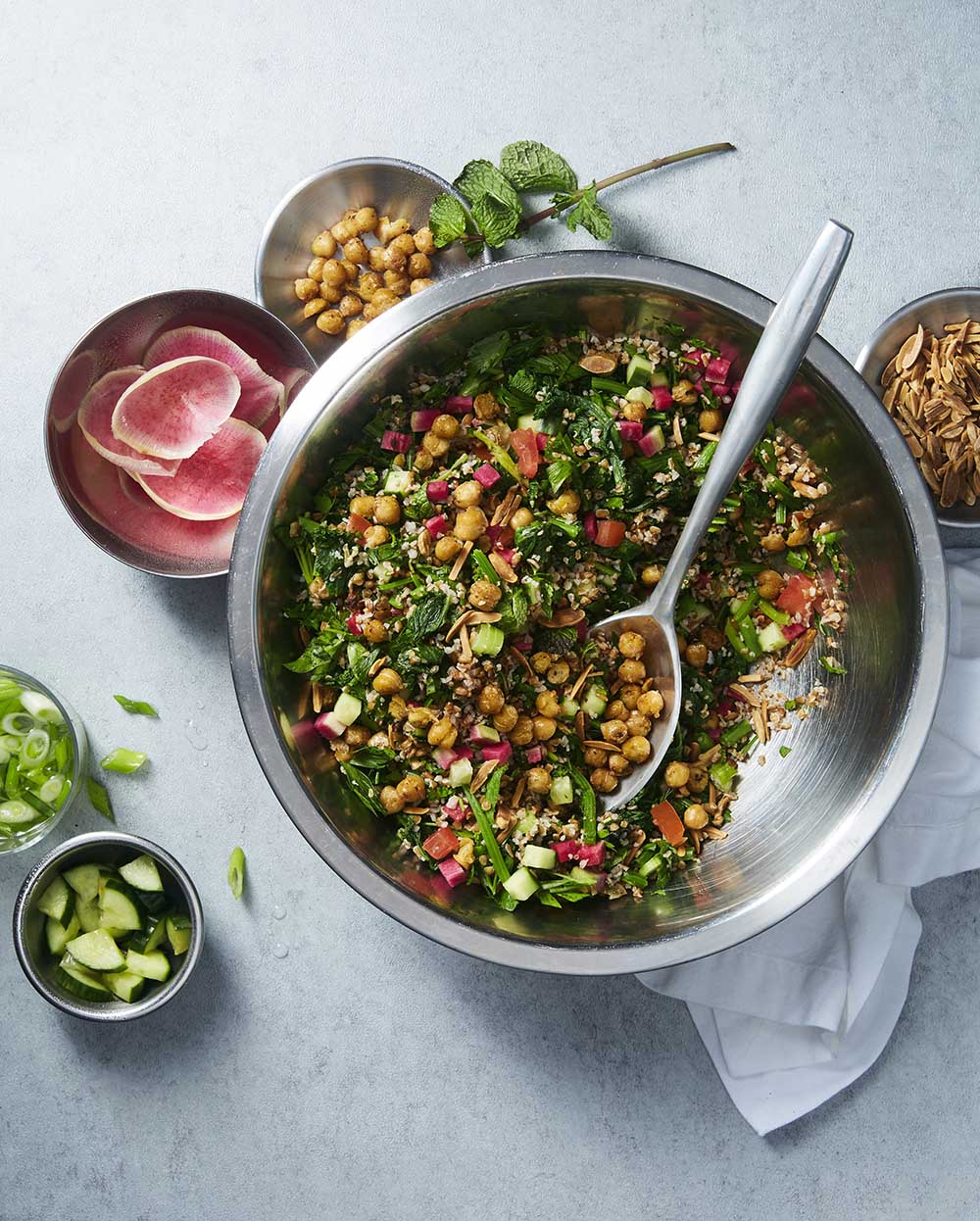 Mustard Greens Tabbouleh