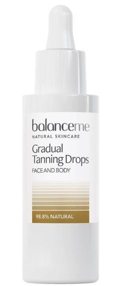 sun-damaged skin fix - balanceme Grandual Tanning Drops