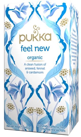 pukka feel new tea