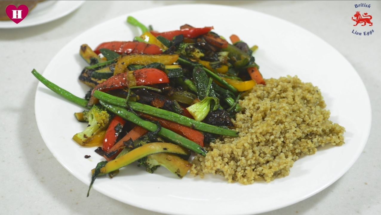 stir fry with quinoa