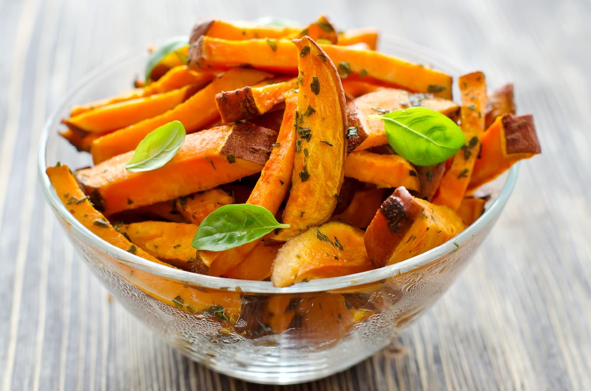 Sweet potato wedges