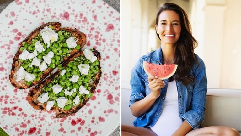 Foodie FridayCrushed pea, pesto and goat’s cheese bruschetta MAIN