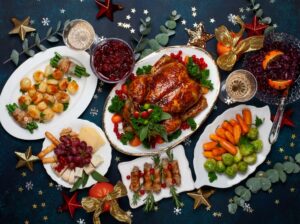 7 ways to keep on top of your fitness routine over Christmas christmas food dinner