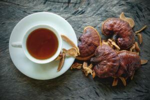 reishi mushroom with tea medicinal mushrooms new cbd