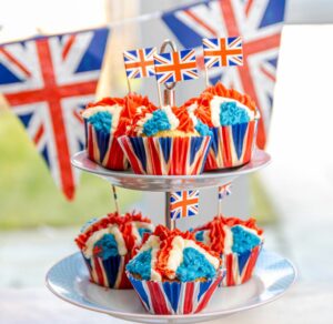 jubilee bank holiday weekend cupcakes hay fever