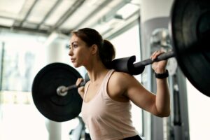 weightlifting for women at the gym