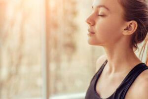 take deep breaths yoga dealing with anxiety symptoms