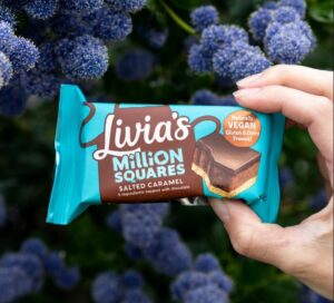 livias salted caramel squares