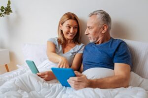 sex and the menopause how to spice up your midlife sex life couple in bed