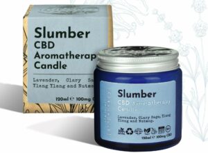 spring beauty buy sluber aromatherapy CBD candle