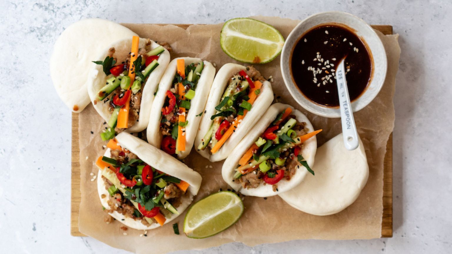 Impress your friends this weekend with these deliciously simple Pork Mince Bao Buns image